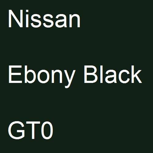 Nissan, Ebony Black, GT0.